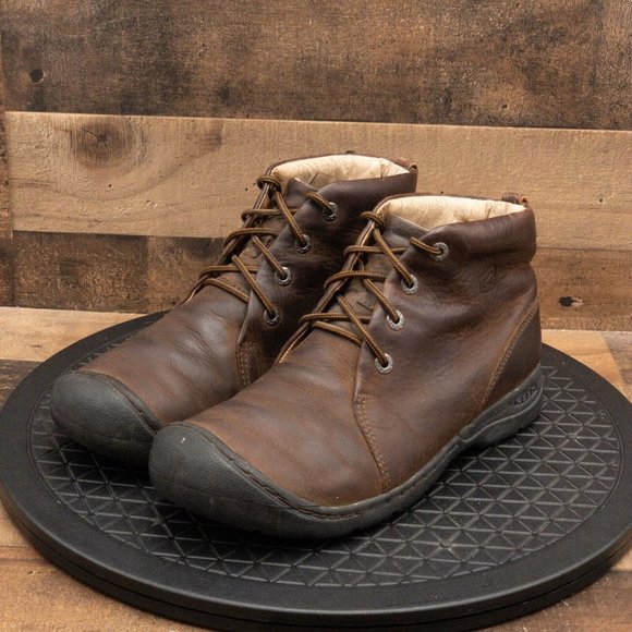 Keen Other - KEEN BIDWELL MENS BOOTS BROWN LEATHER OUTDOOR HIKING TRAIL ANKLE LACE UP SZ 9.5